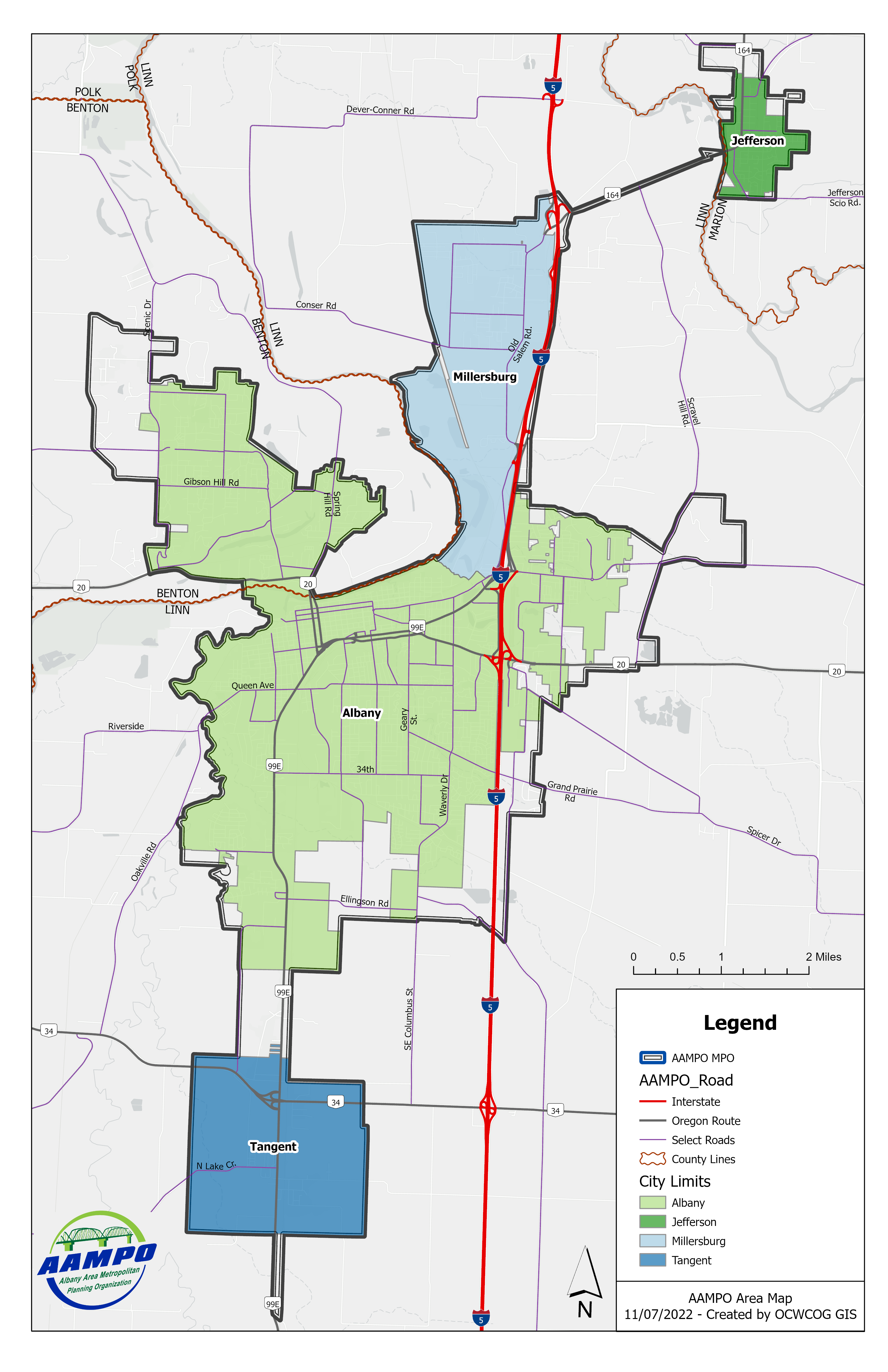 Albany Planning Area (2022)